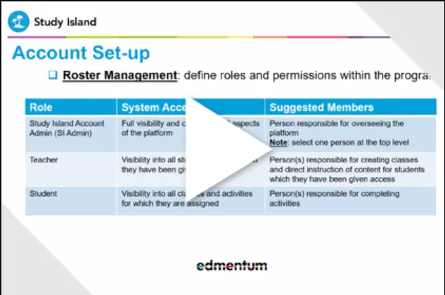 Sign Up Study Island