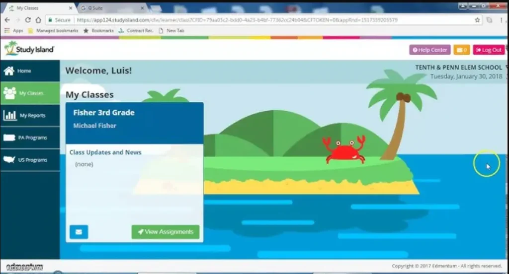 Student Login Study Island